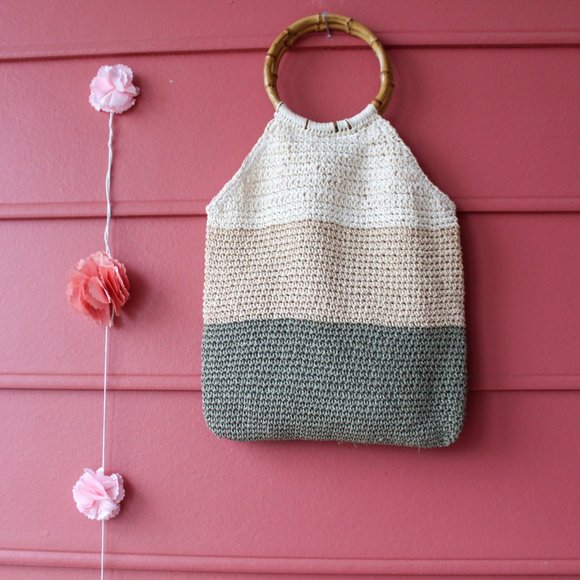 woven mini bag